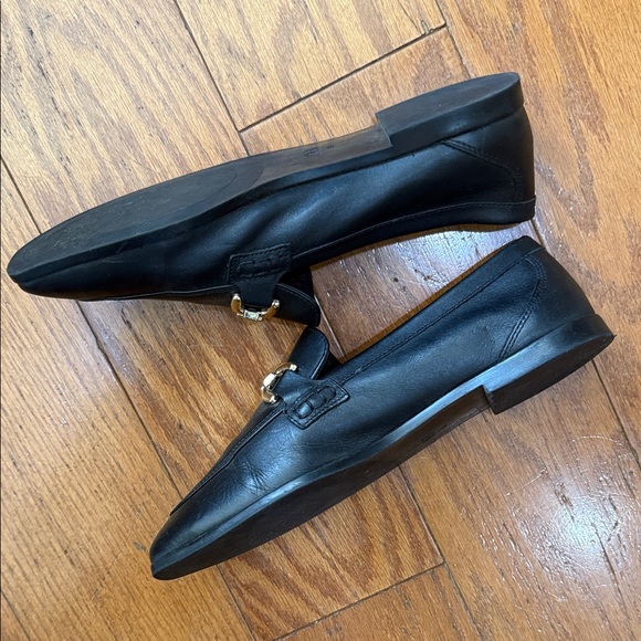 Zara Black Loafers with Gold Detailing - Picture 6 of 7